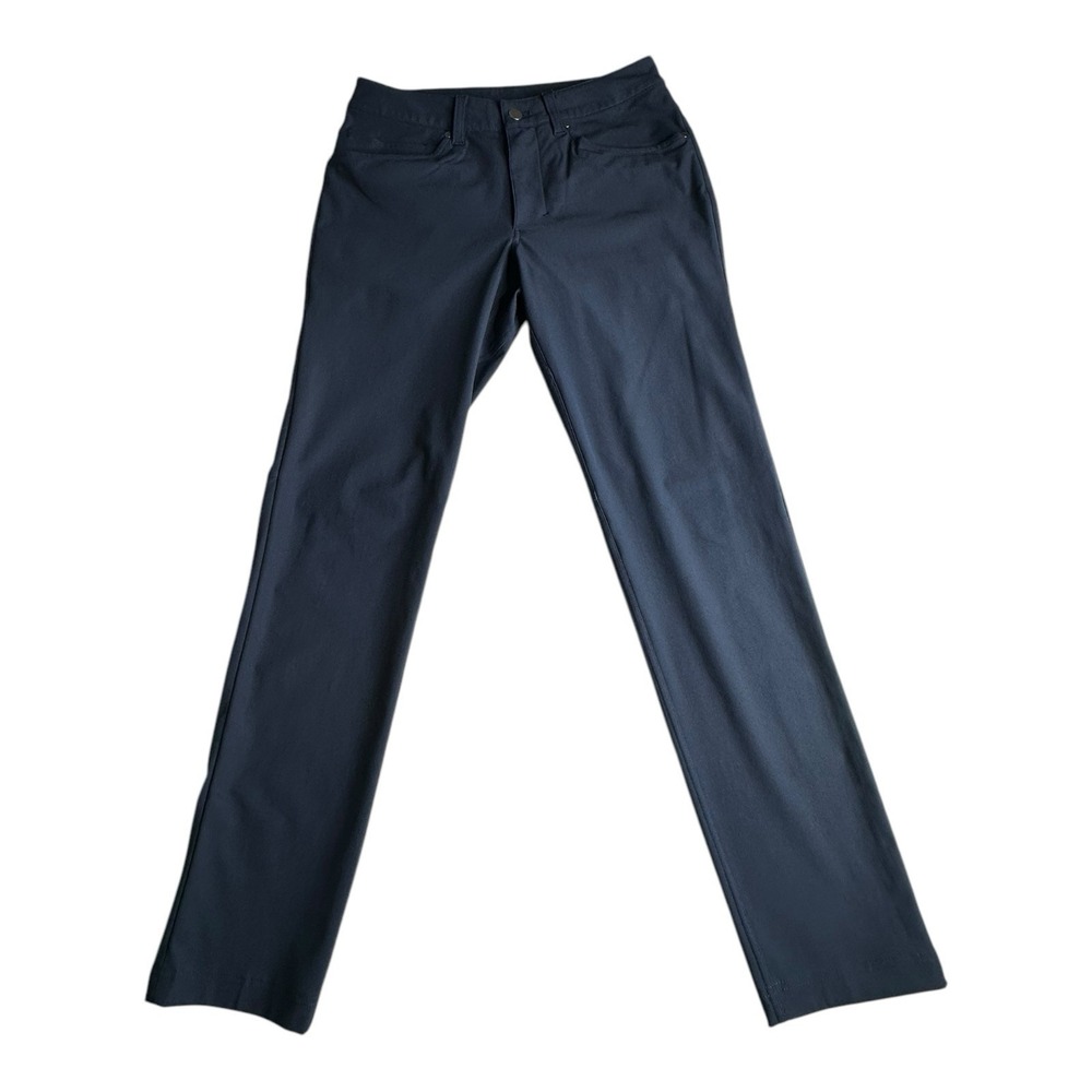 Lululemon ABC Classic-Fit Pant Warpstreme Womens‎ Size  28 Classic Navy Blue